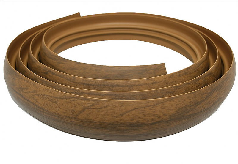 Flexible 40mm PVC Floor Trim – Curved Door Threshold Strip for Laminate, Vinyl & Carpet | Waterproof Transition Profile (Easy Heat-Bend Install)