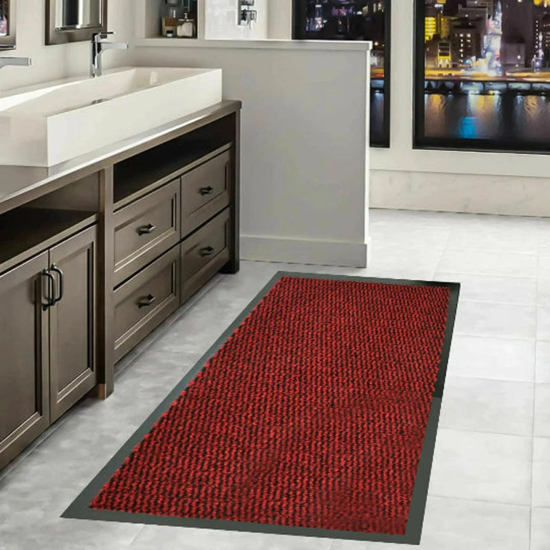 Door Mat Indoor Outdoor - Heavy Duty Rubber, Floor and Kitchen Mats - Non Slip, Washable and Dirt Trapper Doormats Super Absorbent Barrier Matts