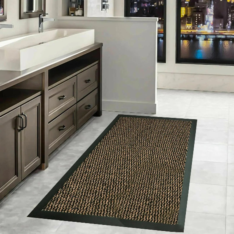 Door Mat Indoor Outdoor - Heavy Duty Rubber, Floor and Kitchen Mats - Non Slip, Washable and Dirt Trapper Doormats Super Absorbent Barrier Matts