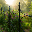 Verdanta Oval Garden Screen – Elegant Steel Privacy Trellis