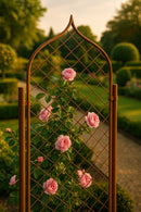 VerdeVista Round Garden Screen – Elegant Metal Privacy Frame