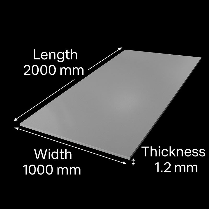 304 Dull Polished Stainless Steel Sheet – 2000mm x 1000mm x 1.2mm, Corrosion-Resistant & Precision Cut for Fabrication & Engineering