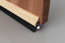 Industrial Brydale X Natural Wood Door Draught Excluder – Weatherproof, For Inward Opening Doors – Ultimate Gap Seal 15–22mm