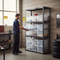 Premium Shelving Unit - 1600mm High with 12x 33.5L Storage Boxes