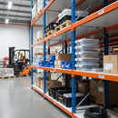 Heavy Duty Melamine Shelf 15mm - Blue & Orange - Additional Industrial Racking Shelf UK