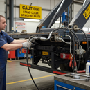 Premium 9/16" 90° Hose Assembly with 2100mm Length for Tail Lift Compatibilit... - Detail View
