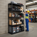 Heavy Duty Metal Shelving Unit 1800mm High | 90kg-130kg Per Shelf | 5 Tier Boltless Racking
