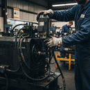 Mounting Bracket Hydro Motor VERTICAL - Detail View