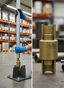 Premium Bottom Pole Adapter for 25mm Poles - Durable and Versatile Attachment... - Main Product Image