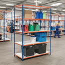 Heavy Duty Industrial Shelving - 2440mm High - 200kg Capacity - Melamine