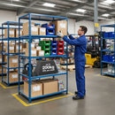 Heavy Duty Industrial Shelving - 2440mm High - 200kg Capacity - Steel - UK Stock