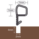 Premium Brown Joinery Seal – Long-Lasting Gap Sealing For Timber & PVC Frames (5m)