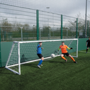 Premium Heavy Duty Galvanised Football Goal Posts for 5 A Side Games - Durable Steel Construction with Unique Fixing Syste...