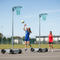 Professional Wheelaway Netball Posts with Adjustable Heights and Durable Steel Construction