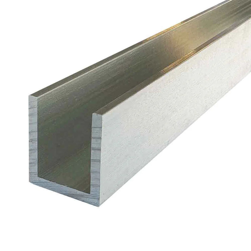 25.4mm x 38.1mm x 3.2mm Aluminium Channel