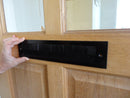 Durable Aluminium Twin Brush Letterplate –  No Flap, Superior Draft Protection For Interior Door