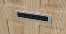 Durable Aluminium Twin Brush Letterplate –  No Flap, Superior Draft Protection For Interior Door