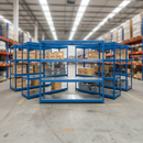 5-Tier Heavy Duty Industrial Shelving Unit - 1980mm High - 400kg Capacity - Steel - Blue