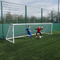 Heavy Duty Galvanised Football Goal Posts for Junior 5 A Side - Durable Steel Construction and Secure Fixings