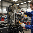 24v Solenoid valve complete HACO to Suit MBB Palfinger 1122041 - Detail View