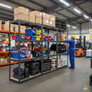 Heavy Duty Shelving Unit 1600mm High | 200kg Capacity | Grey Industrial Racking