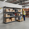 Premium Industrial Shelving 2200mm | 500kg Capacity | Grey Steel Racking