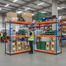 Premium Heavy Duty Industrial Shelving 2440mm High | 400kg Capacity | Steel Racking