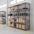 Heavy Duty 3x Industrial Shelving - 1980mm High - 340kg Capacity - Steel