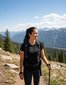 Premium Women's Classic T-Shirt with Ribbed Collar and Side Seam - 100% Cotton for Comfort and Durability - Detail View