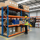 Heavy Duty Industrial Shelving - 2440mm High - 800kg Capacity - Chipboard