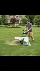 Premium Slow Release Nitrogen Fertiliser with 20% Nitrogen and 1% Iron for Enhanced Turf Growth, 20kg Bag - Detail View