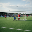 Premium Heavy Duty 3G Stadium Goal - Reinforced Aluminium Construction with Adjustable Features and Synthetic Net Hooks - ...