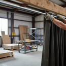 Premium Heavy Duty 27mm Galvanised Door Tube / Curtain Pole - 3 Metres Long with 27mm Outer Diameter