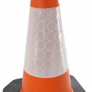 One-Piece Traffic Cone – 460mm Height | Heavy Duty | UK Road Compliant - Traffic Cones