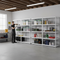 4-Tier Heavy-Duty Metal Shed Shelving | 1800mm High | 130kg Per Shelf | White Boltless