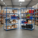 1830mm Melamine Shelving Unit | 200kg Capacity | Blue Industrial Racking UK