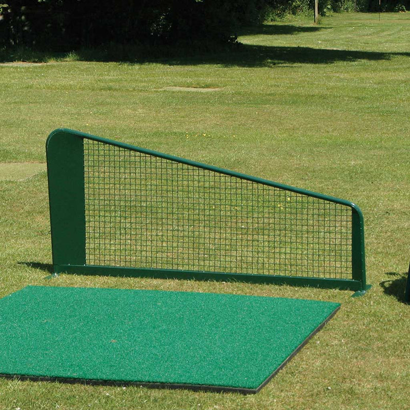 Durable Green Galvanised Steel Bay Divider for Golf Courses