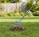 Premium High-Performance Lawn Rake with 48" Aluminium Shaft and Hard Wearing Epoxy Coated Spring-Tine Head - Main Product ...
