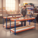 Heavy Duty Workbenches - 915mm High - 800kg Capacity - Melamine Finish