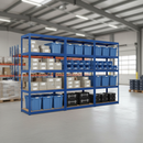 Premium Industrial Shelving Units - 2130mm High - 200/280kg Load Capacity