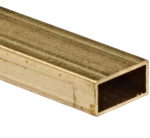 30mm x 15mm Brushed Polished Brass Rectangular Tube – Premium, Corrosion-Resistant & High-Strength for Professional & Decorative Use