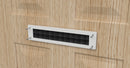 High-Quality No-Flap Letterplate – Twin Brush, Durable PVC, Easy Install | For Internal Doors