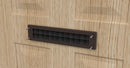 High-Quality No-Flap Letterplate – Twin Brush, Durable PVC, Easy Install | For Internal Doors