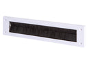 High-Quality No-Flap Letterplate – Twin Brush, Durable PVC, Easy Install | For Internal Doors