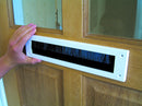 High-Quality No-Flap Letterplate – Twin Brush, Durable PVC, Easy Install | For Internal Doors