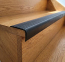 RGPD Non-Slip Rubber Stair Edge Trim – 900mm Black PVC Angle Nosing for Step ... - Nosings