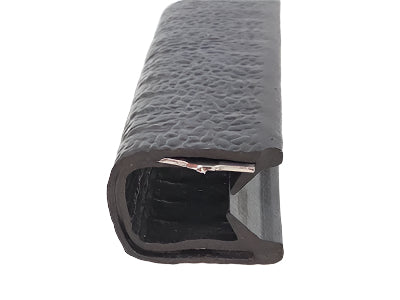 High-Quality Black EPDM Reinforced Edge Trim Protection For Metal Edges