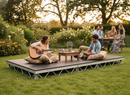 Professional Heavy Duty 8 x 4ft Portable Stage Deck with Aluminium Frame and Non-Slip Plywood Surface - Detail View