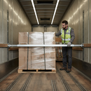 Premium Heavy Duty Steel Spring Loaded Square Shoring Bar with Adjustable Length of 2.02m to 2.59m and Dual Handles