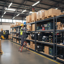 4x Heavy Duty Industrial Shelving - 2000mm High - 500kg Capacity - Grey